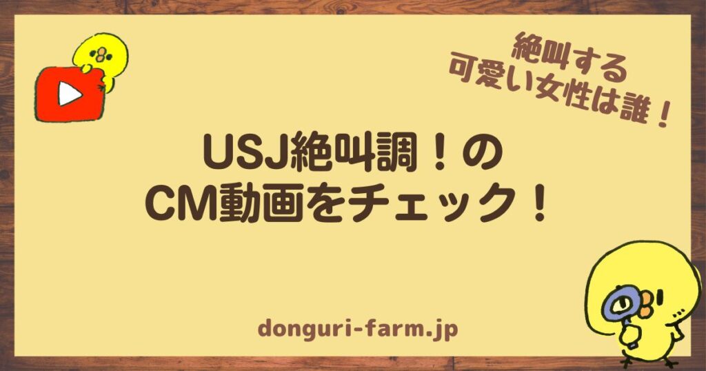 USJCM絶叫調